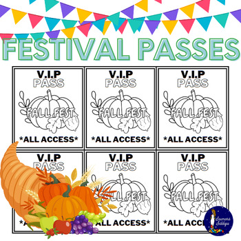 Preview of Printable Festival Passes