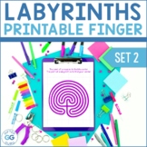 Printable Finger Labyrinth - Set 2 - FREE PRINTABLE
