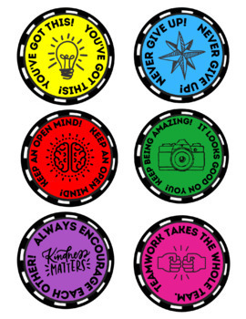 Spot On Positive Sayings Floor Markers, 4 - TCR77509, Teacher Created  Resources