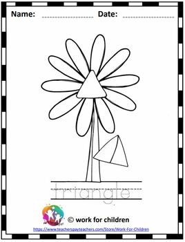 🌼 FREE Printable Flower Shape Playdough Mats