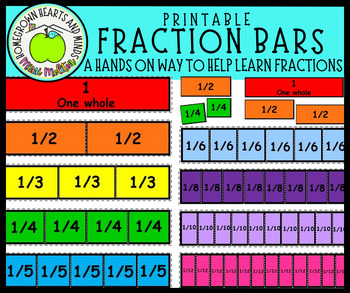 Preview of Printable Fraction Bars