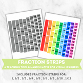 Printable Fraction Strips, Bars, and Tiles