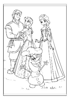 Frozen - Coloring Book - 1 To 12 Pages PDF, PDF