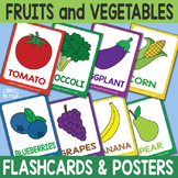 Printable Fruits and Vegetables Flashcards and Posters