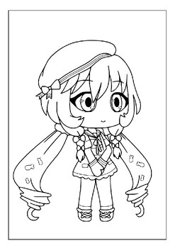 7+ Anime Coloring Pages - PDF, JPG