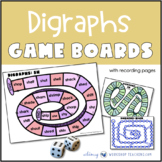 Printable Game Boards Digraphs Phonics Set 2