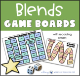 Printable Game Boards Word Work With BLENDS Phonics Set 3