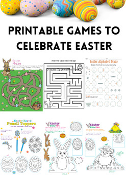 Preview of Printable Games to Celebrate Easter