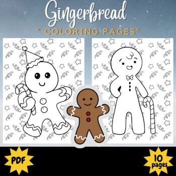 FREE Gingerbread Girl Coloring Pages – The Art Kit