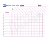 Printable Girl Scout Attendance Sheet