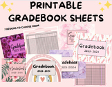Printable Gradebook - Class List Template Data Collection 