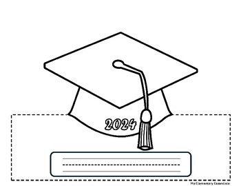 Preview of Printable Graduation Cap Crown