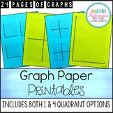 Printable Graph Paper, Graphs, and Coordinate Grids