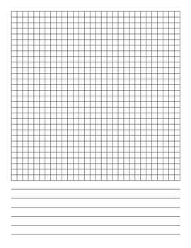 Preview of Printable Graph Paper, Grid Paper Size 1/4 Inch 1/2 Inch 1 Inch Letter 8.5"x11"