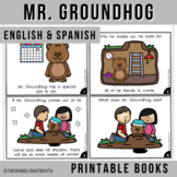 Printable Groundhog Day Easy Reader - Mr. Groundhog (Engli