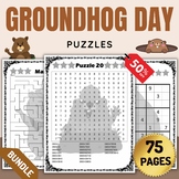 Printable Groundhog Day Puzzles With Solution -january Feb