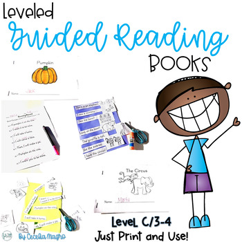 Guided Reading Books Dra Level 3 And 4 F And P Level C Tpt