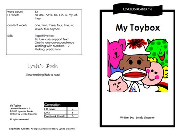 Preview of Printable Guided Reading Books- Level 6 DRA