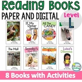 Printable Guided Reading Books Leveled  w/ Activities DIGI