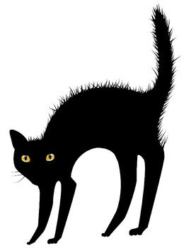 Printable Halloween Black Cat Images by HenRyCreated | TPT