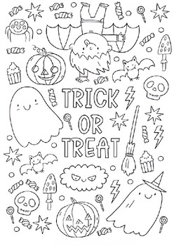 Printable Halloween Colouring Pages, Halloween Coloring Sheets, Halloween