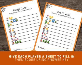 printable halloween movies emoji quiz halloween trivia activity