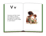 Printable Hands-On Uppercase, Lowercase Letter V Phonics Activity