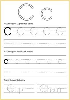 Printable Handwriting Practice Workbook - Uppercase and Lowercase ...