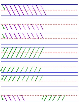 Printable Handwriting Practice Worksheets by First Teachers | TpT