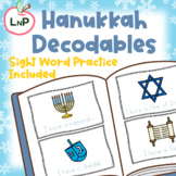 Printable Hanukkah Decodable Books with Sight Word Practic