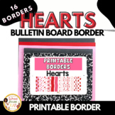 Printable Hearts Bulletin Board Border