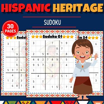 Preview of Printable Hispanic Heritage Month Día De Los Muertos Sudoku With Solution