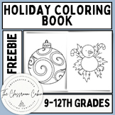 Printable Holiday Coloring Book for 9-12th Grades FREE