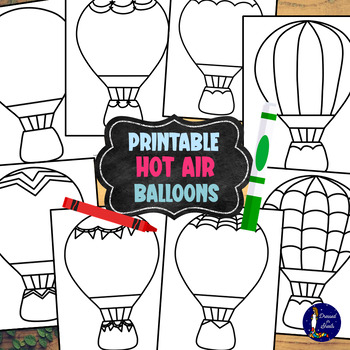 Preview of Printable Hot Air Balloons