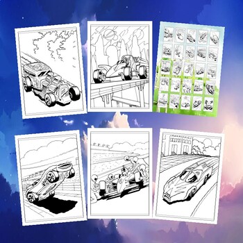 Hot Wheels Imagine Ink Coloring Book Arts + Crafts