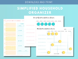 Printable Family Household Organizer - Family Chore Charts