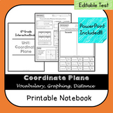 Printable Interactive Binder: Coordinate Plane with PowerPoint