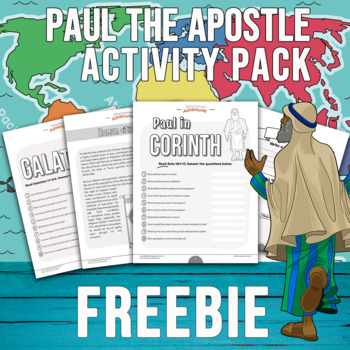 Preview of FREEBIE Paul the Apostle Activity Pack