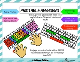 Printable Keyboard for Typing Practice