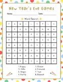Printable Kids New Year's Activity pages