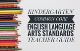 Printable Kindergarten Common Core English Language Arts T