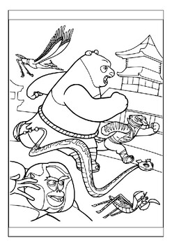 kung fu panda 3 coloring pages