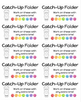 Preview of Printable Labels (for folders/ books/ journals and more!)