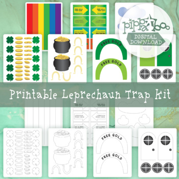 Preview of Printable Leprechaun Trap Kit