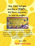 Printable Letter: Hey, I just met you, And this is CRAZY..