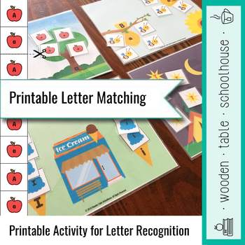 Printable Letter Matching Activity by Ctrl Alt Learning Curriculum