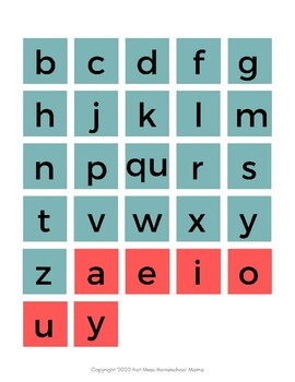 Preview of Printable Letter Tiles