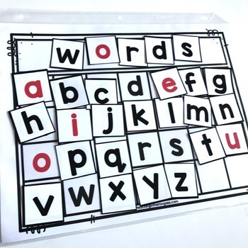 Download Printable Letter Tiles | Word Building Mat by Teaching in the Tongass