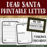 Printable Letter to Santa