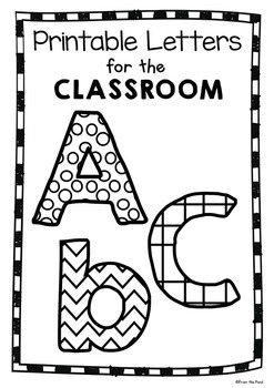 Bulletin Board Letters Classroom Decor By From The Pond Tpt
